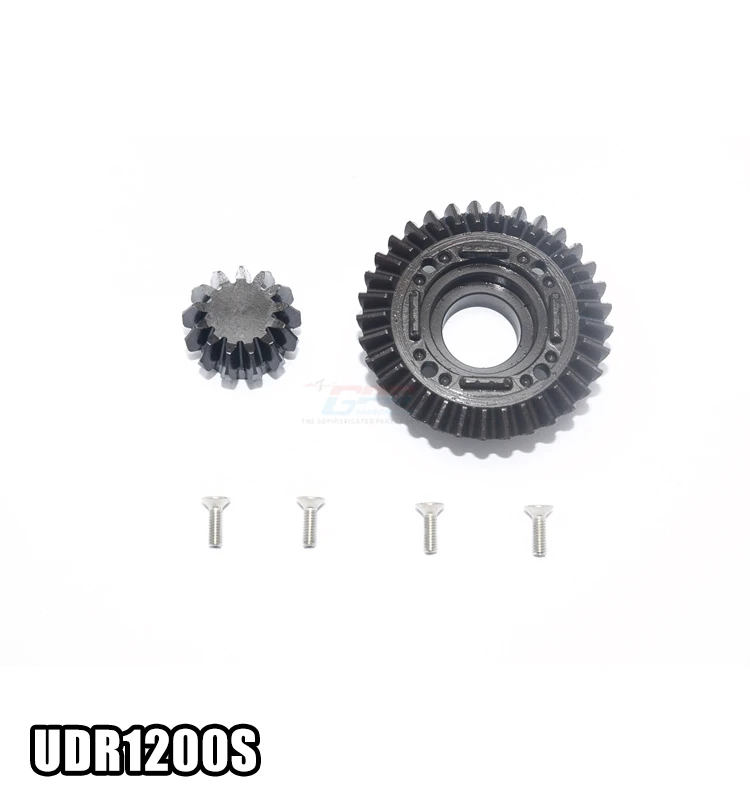 

GPM FOR 1/7 TRAXXAS UNLIMITED DESERT RACER UDR HARDEN STEEL #45 REAR DIFFERENTIAL RING GEAR & PINION GEAR-SET UDR1200S