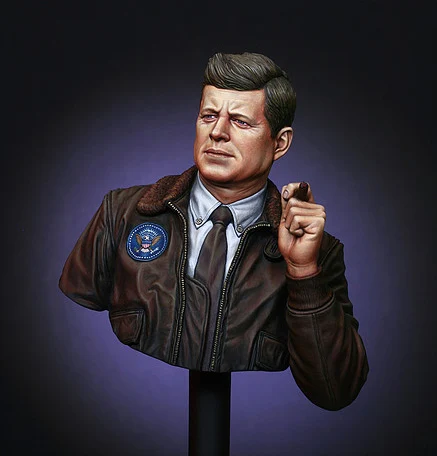 

[tuskmodel] 1:10 scale resin bust JFK