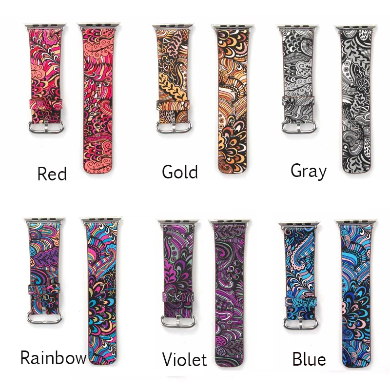 BUMVOR Newest color arrive National Belt leather loop For Apple Watch Band Strap for iwatch 38 40mm/42 44mm Series 1/2/3/4 BUMVOR Newest color arrive National Belt leather loop For Apple Watch Band Strap for iwatch 38 40mm/42 44mm Series 1/2/3/4