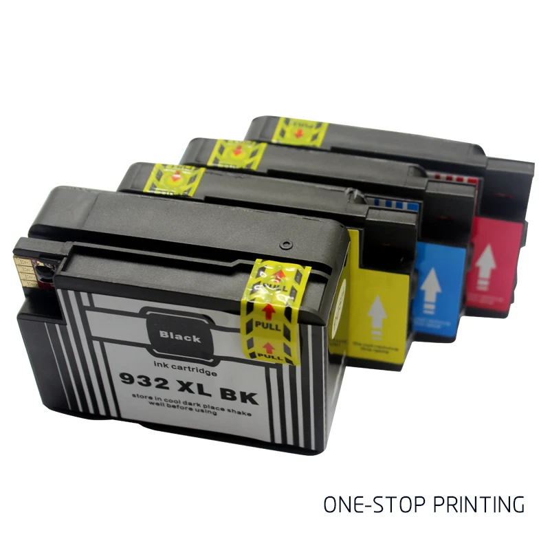 4PK (BK/C/M/Y) 932 933 932XL 933XL Ink Cartridges Replacement For HP