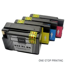 4PK (BK/C/M/Y)932XL 933XL Ink Cartridges Replacement Compatible compatible for HP6700 Premium 6600 6100 7110 7610 7612 Printers