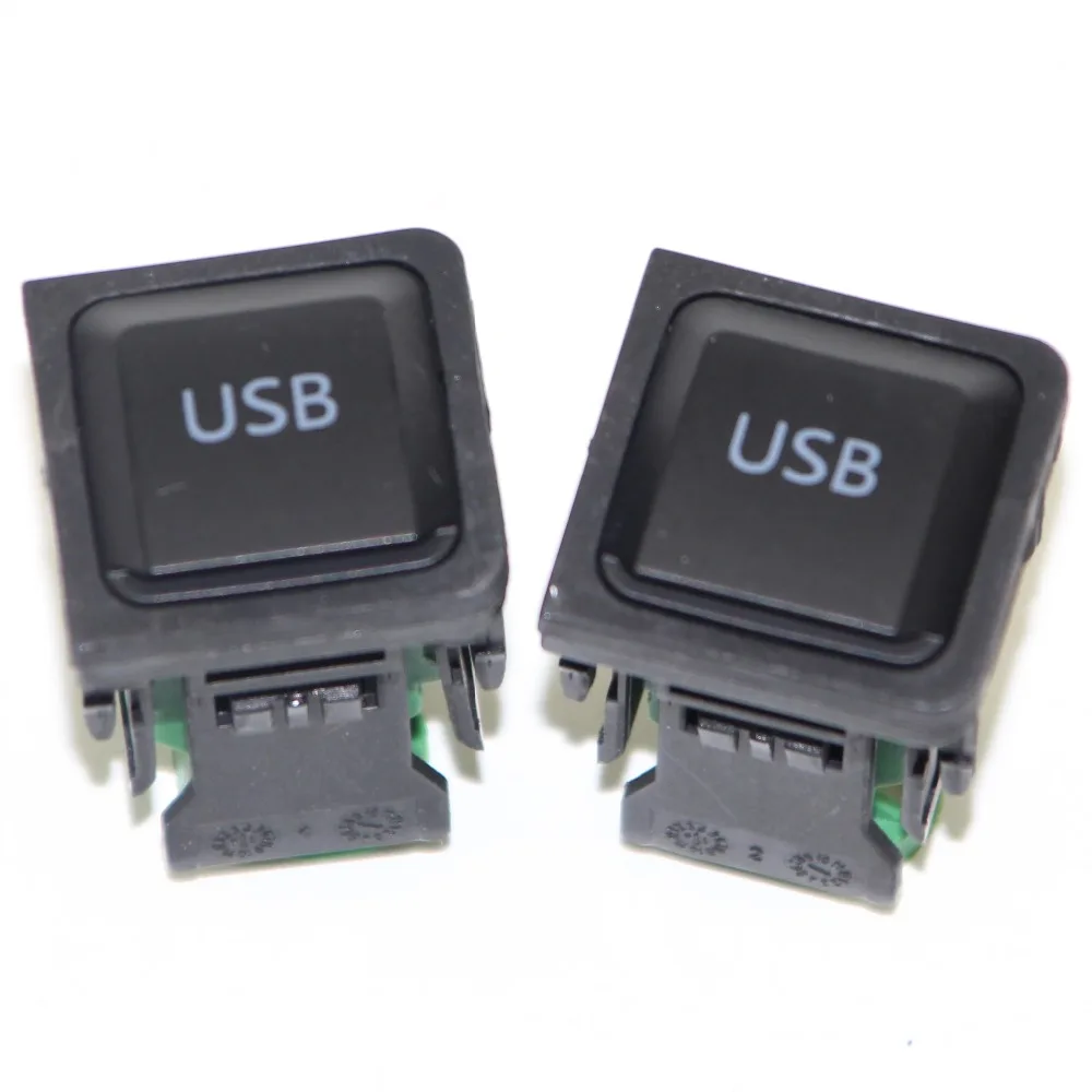 

2Pcs RCD300 RCD510 Car USB Switch Socket Cable Harness Interface 5KD 035 726 A 5KD035726A For VW Jetta MK5 Scirocco Golf MK6