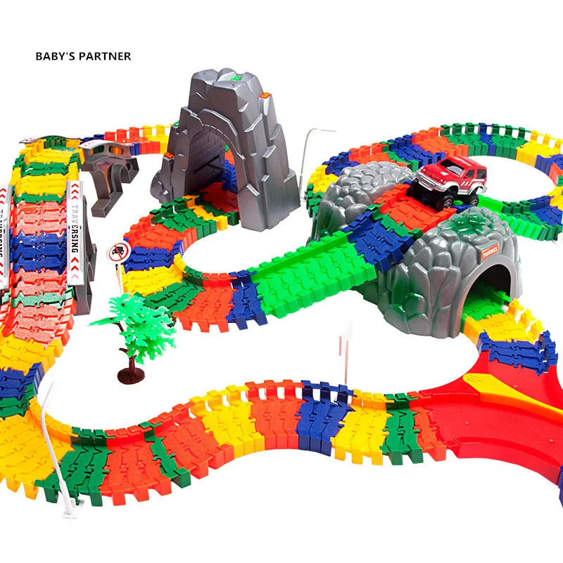 

New Hot Genuine Thomas train Park double track children's electric toys For children kids toys juguetes back to the future