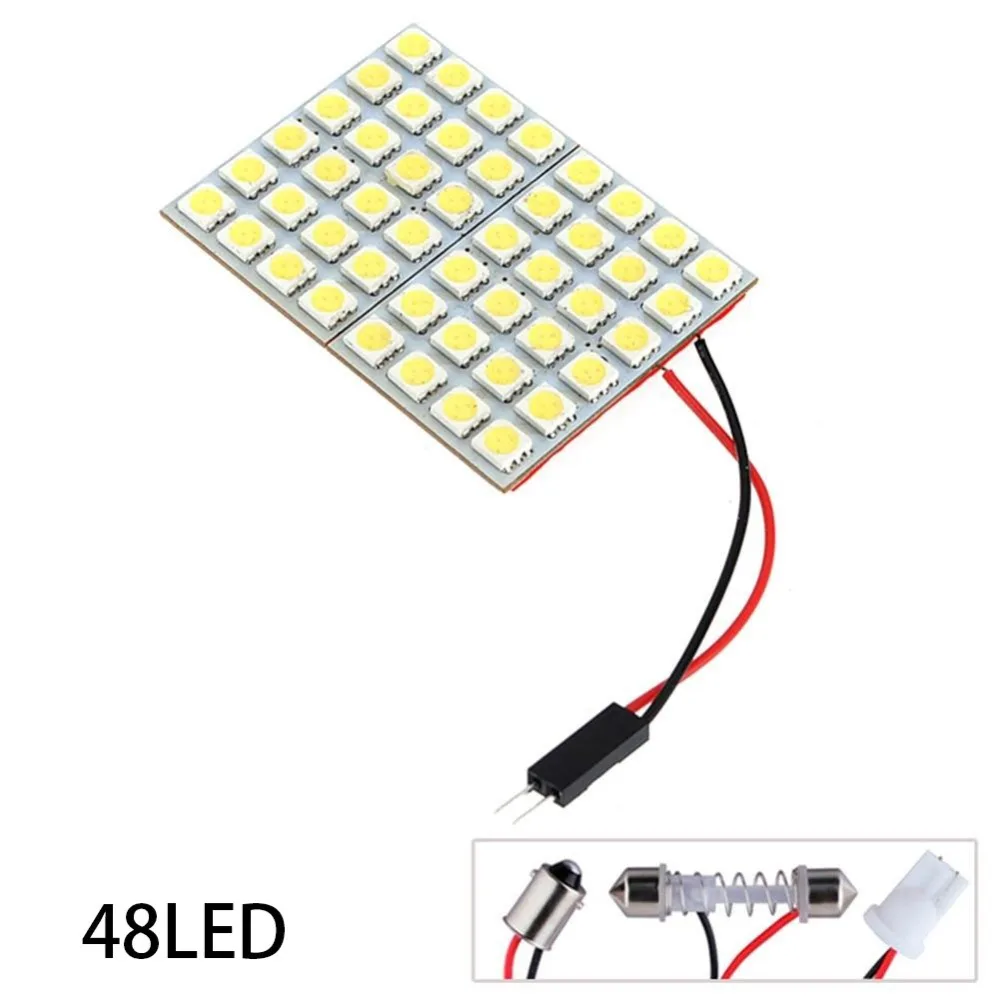 48smd 1210автомобильные светодиодные лампы для чтения с низким потреблением высокой мощности сверхдлительный срок службы портативные лампы белые лампы адаптеры с рисунком#272080