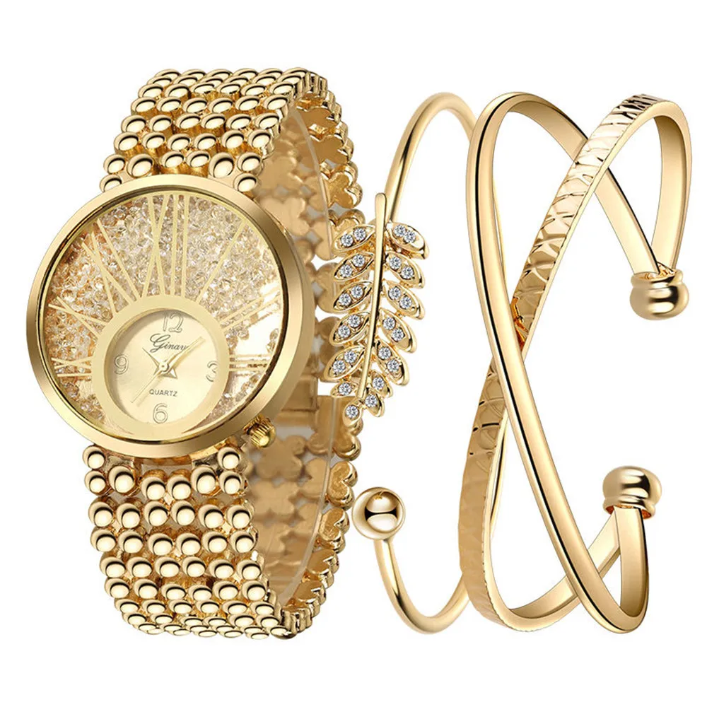 

Fashion Ladies Watch Stainless Steel Analog Watch Bracelet New Women Best Gifts For Christmas 2018 montre femme reloj mujer