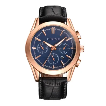 

Relogio masculino top luxury brand fashion men's belt watch calendar men's quartz watch Christmas gift clock reloj mujer