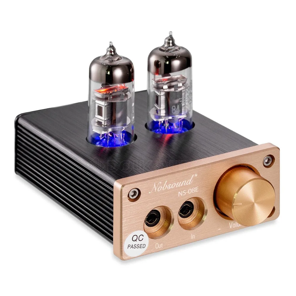 Tubo de Vácuo Pre-amplificadores de Áudio Fone de Ouvido Estéreo de Alta Nobsound Mini Alta-corrente Fidelidade Amp 6j3 - Image 2