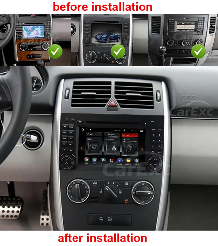 Best 9 Inch Android 9.0 Octa Core Car GPS Navigator For Mercedes Benz Sprinter B200 B-class W245 B170 W209 W169 Wifi GPS Radio 0