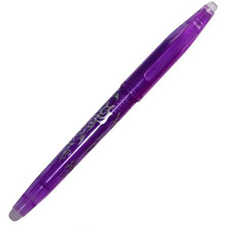 16 шт./компл. 8 цветов со стирающимися чернилами гелевые ручки для офиса школы Студенческие канцелярские 0,5 мм приспособления для работы - Цвет: purple
