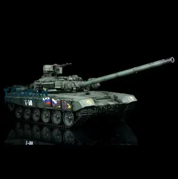 

Henglong 1/16 Green 6.0 Plastic T90 RTR RC Tank 3938 360 Turret Steel Gearbox TH13011