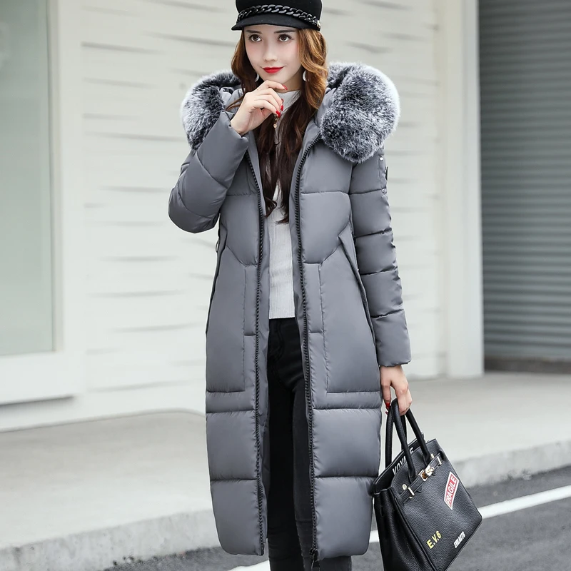 2017 Women Warm Winter Coat Jacket Women Parka Hoody Long
