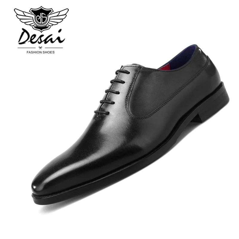 Мужская официальная обувь; оксфорды из натуральной кожи; итальянская обувь ручной работы; Цвет Черный; деловая обувь; Свадебная обувь; обувь для вечеринок из телячьей кожи на шнуровке