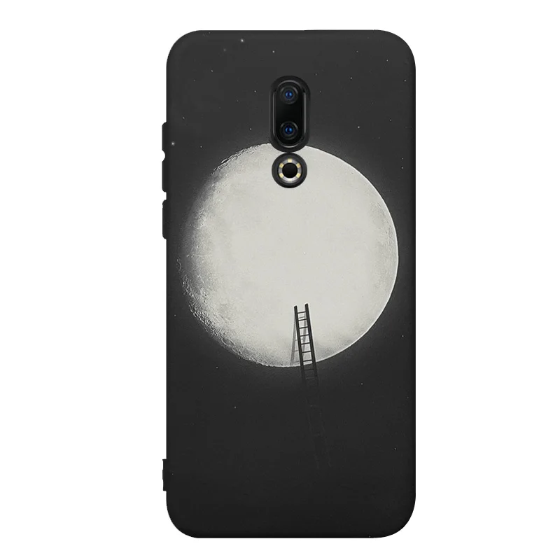 AnkinPro Moon чехол для Meizu 16 15 плюс Lite Pro 7 Примечание 8 V8 X8 Мягкий силиконовый телефона