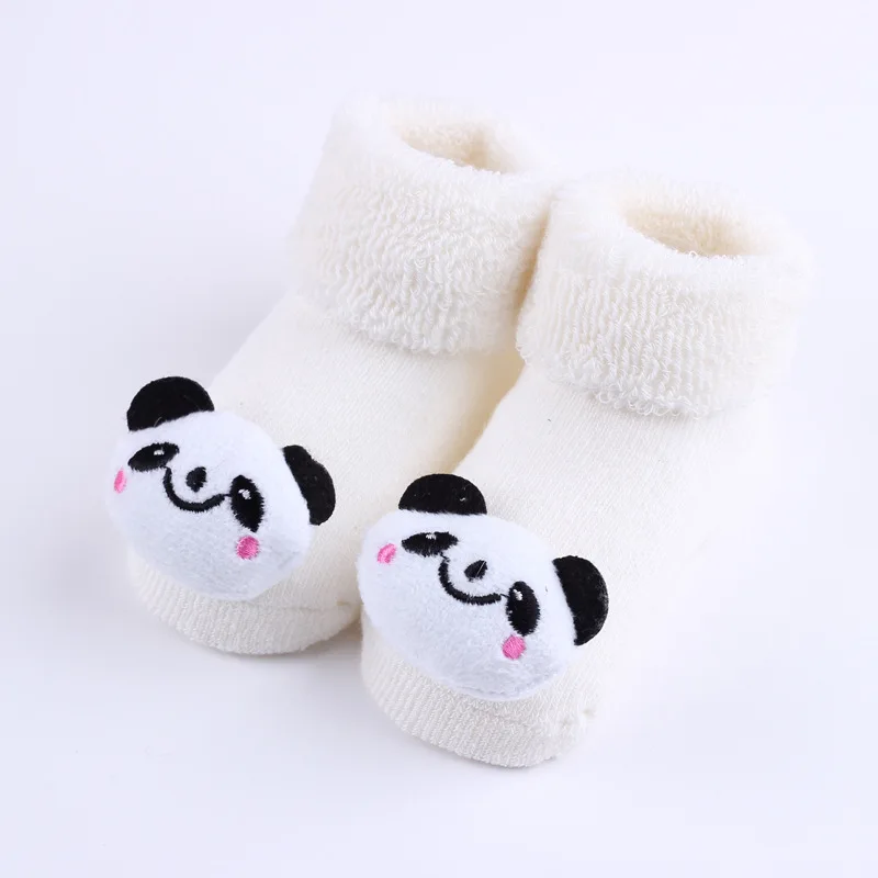 Новые носки для малышей нескользящие носки с рисунком для новорожденных девочек и мальчиков тапочки Детская одежда спортивный костюм - Цвет: 4
