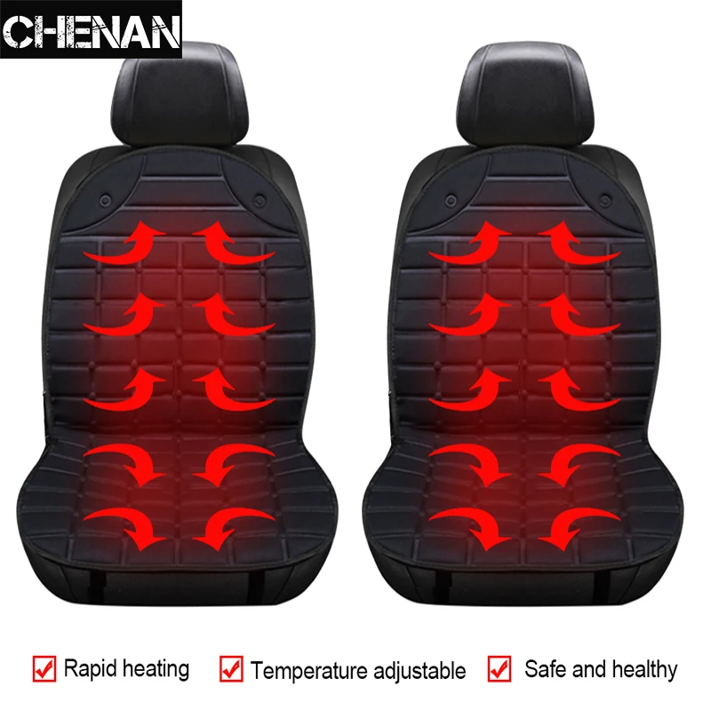 

12V Electric Heated Car Seat Cover Heater Cushion Warm Winter Universal Chair Home Heated Seat Cushion Car Styling