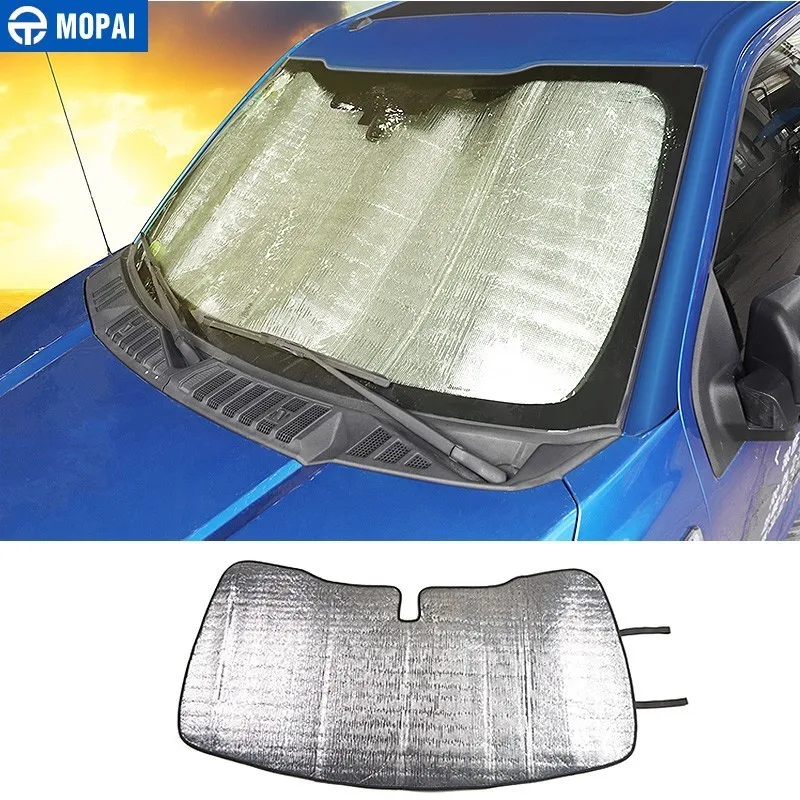 Солнцезащитный козырек MOPAI для Ford F150 2015 + передняя защита от УФ-лучей солнца на