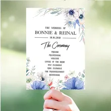 50 шт. свадебный сувенир бумажный веер на заказ персональный свадебный меню программа расписание карты фото реквизит подарок для гостей