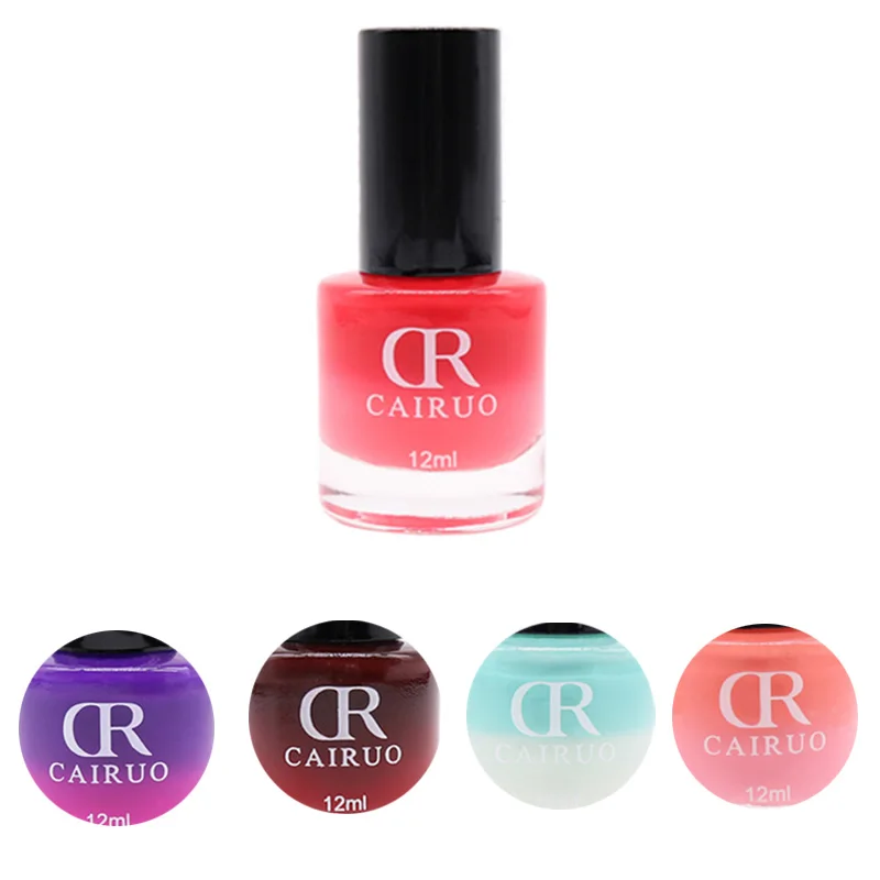

2019 Shiny Nail Art Gel Polish 12ml Nail Polish Beauty Fast Drying Color Temperature Changed Nail Polish 26 Wonderful Color