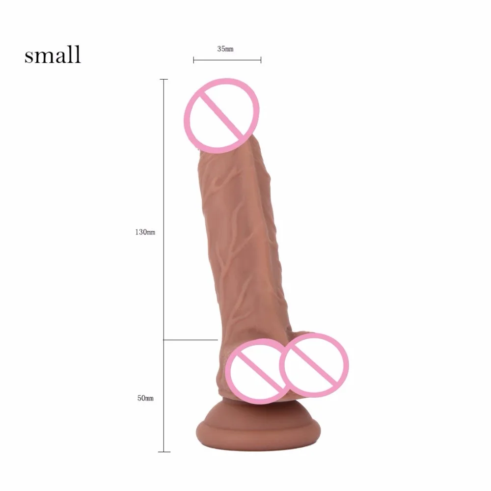 Soft Silicone Realistic Dildo Male Artificial Penis Big Dick Realistic Suction Cup Dildo Huge Adult Sex Toys for Woman Sex Shop