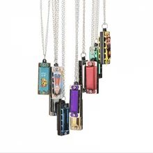 Случайный цвет мини губная гармоника выдувная песня маленькая игра восемь тон детские игрушечные музыкальные инструменты