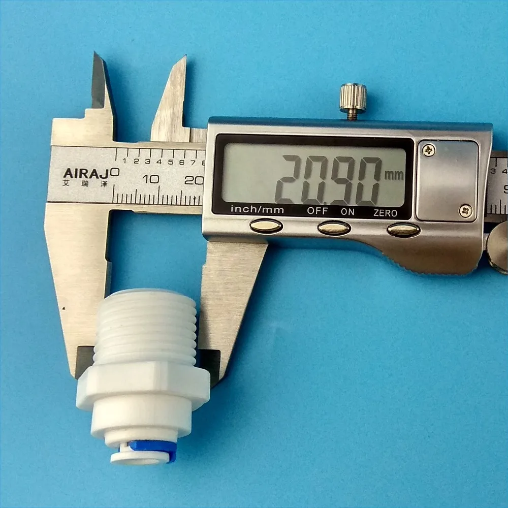 1 шт. 1/4 "OD трубки-1/2" BSP наружная резьба Быстрый разъем RO воды прямой мужской BSP и трубы без проблем гайка разъем