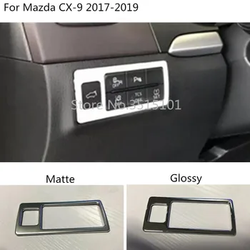 

Car Styling Cover Front Headlight Light Switch Button Trim Frame Lamp Panel For Mazda CX-9 CX9 2017 2018 2019 2020