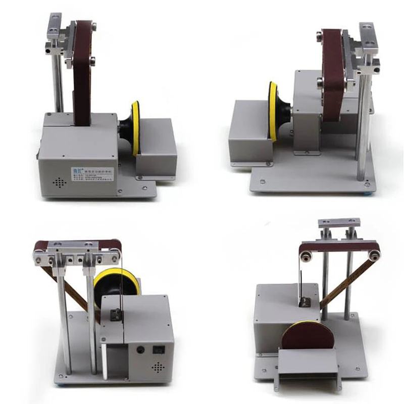 Микро-маленькая ленточная машина DIY микро полировальная машина мини шлифовальная машина многофункциональная резка Полировка