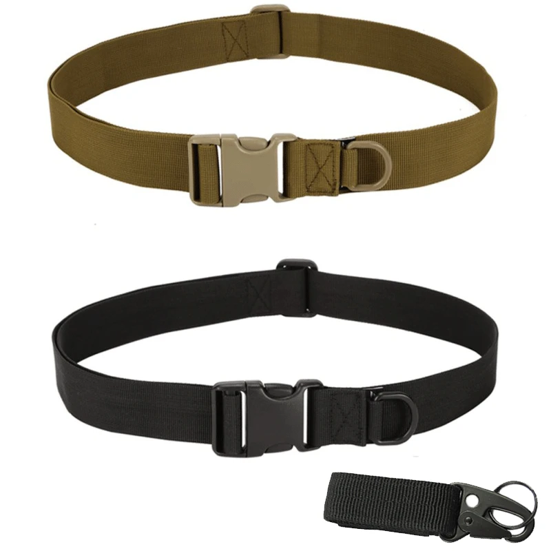 

Simple Tactical Belt Outdoor Equipment Wear Bag Riding Inside Nylon Bag Deputy Military Fans Belt Fastening Tape