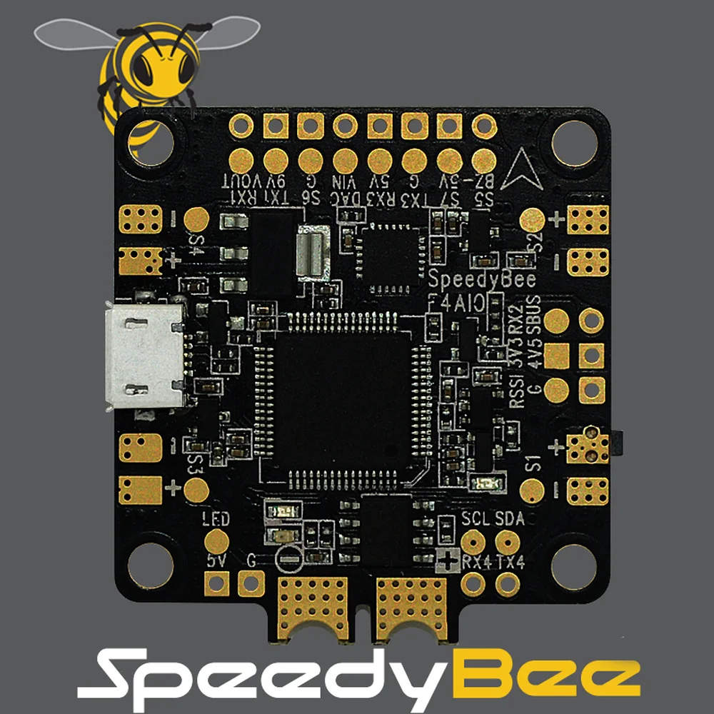 

F-Cloud Speedy Bee F4 AIO Flight Control Built-in OSD Bluetooth Cell Phone Wireless Parameter Adjusting Traversing Machine Fpv