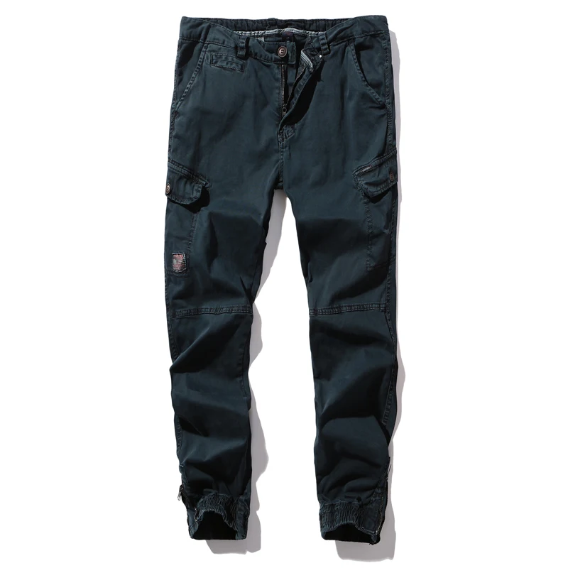 2019 جديد الربيع سراويل تقليدية الرجال تركيبها النشطة القطن Sweatpants المسار الذكور طويلة السراويل خليط بناطيل كاجوال