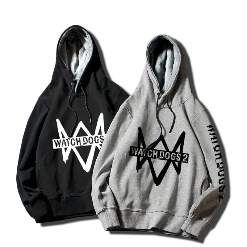 Buy Watch Dogs 2 Hoodies Dedsec Coat Men's Winter hoodie&Sweatshirts Long