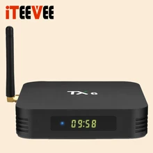 10 шт. Tanix TX6 ТВ Box Allwinner H6 4 ГБ DDR3 32 ГБ EMMC 2,4 ГГц 5 ГГц WI-FI Поддержка 4 К H.265 Bluetooth 4,1 WI-FI Android 7,1 ТВ коробка