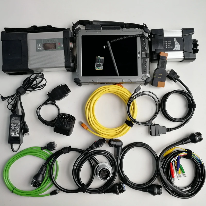 

Diagnostic laptop Xplore IX104 I7 4G with 1TB mini SSD for MB STar C5 SD Compact 5 and Icom Next A2+B+C for BMW Auto Scanner
