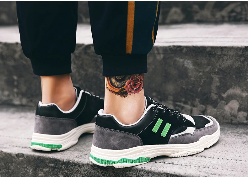 Mens Casual Shoes Brand Men Shoes Men Sneakers Flat Platform Trainers Sneaker Winter Chunky Sneakers Mens Luxury Brand Shoe New (9)