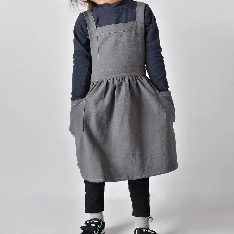 PROD 32870078830 10pcs Kids Skirt Aprons Simple Washed Cotton Linen
Uniform Unisex Aprons Drawing Cooking Gardening Multi Use ZA6901