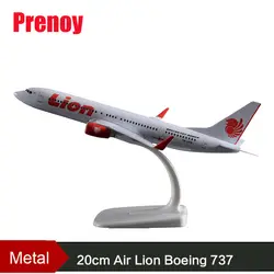 20 см B737 Air Lion Модель самолета Боинг 737 Airways Airbus Металл Модель Лев Airlines модель самолета коллекция путешествие в подарок игрушки