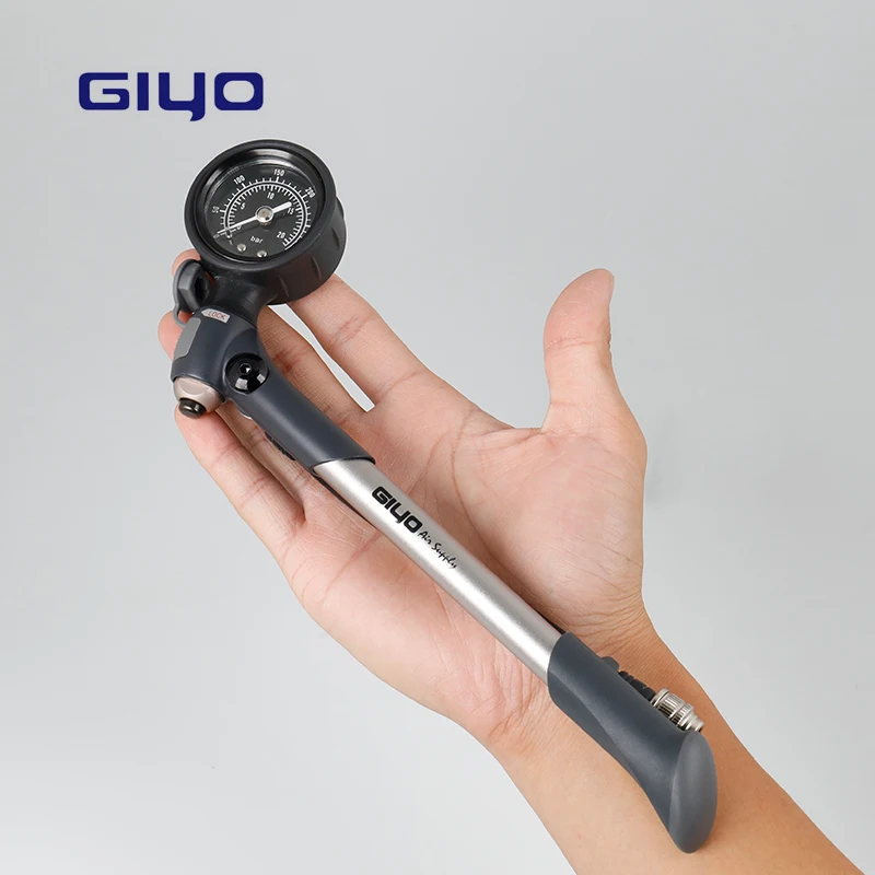 GIYO GS 03S велосипедный насос 300PSI надувная вилка шок подходит Schrader компактный мини с