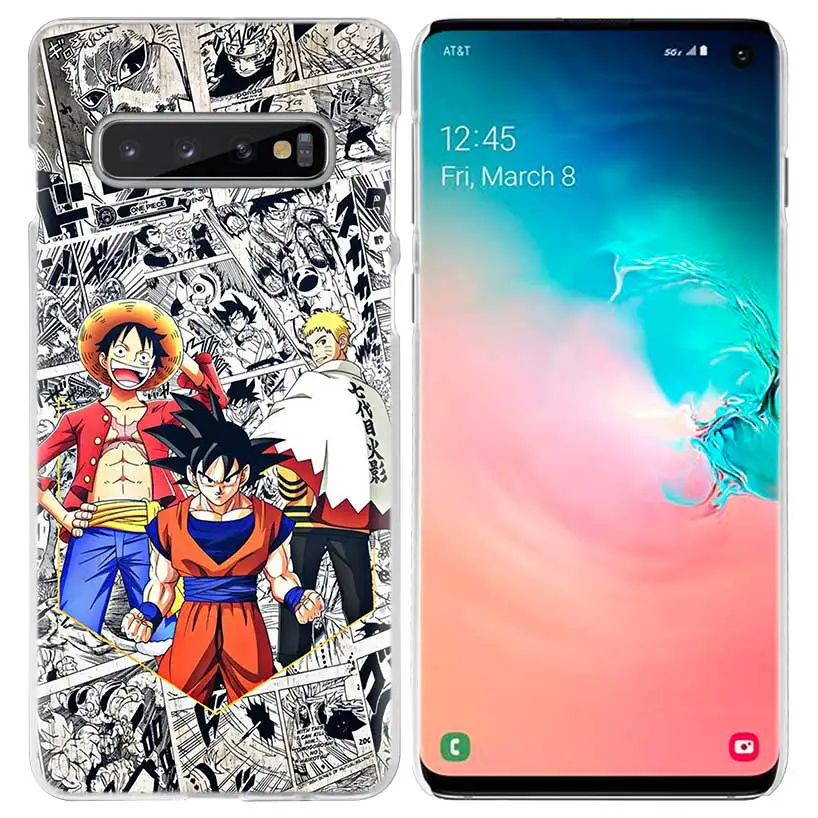 Goku Dragon Ball Z чехол для samsung Galaxy S10 5G S10e S9 S8 M40 M30 M20 M10 J4 J6 плюс J8 Note 8, 9, 10, аниме чехол для телефона pc