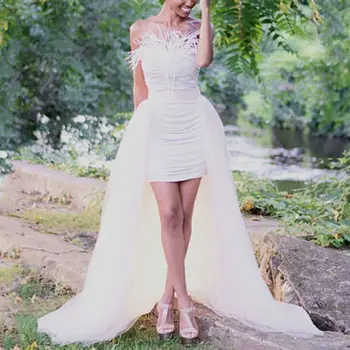 

Women Wedding Bridesmaid 4 Layers Maxi Long Tutu Skirt Solid Color High Waist Ball Gown Cut Split Front Sheer Mesh Overlay