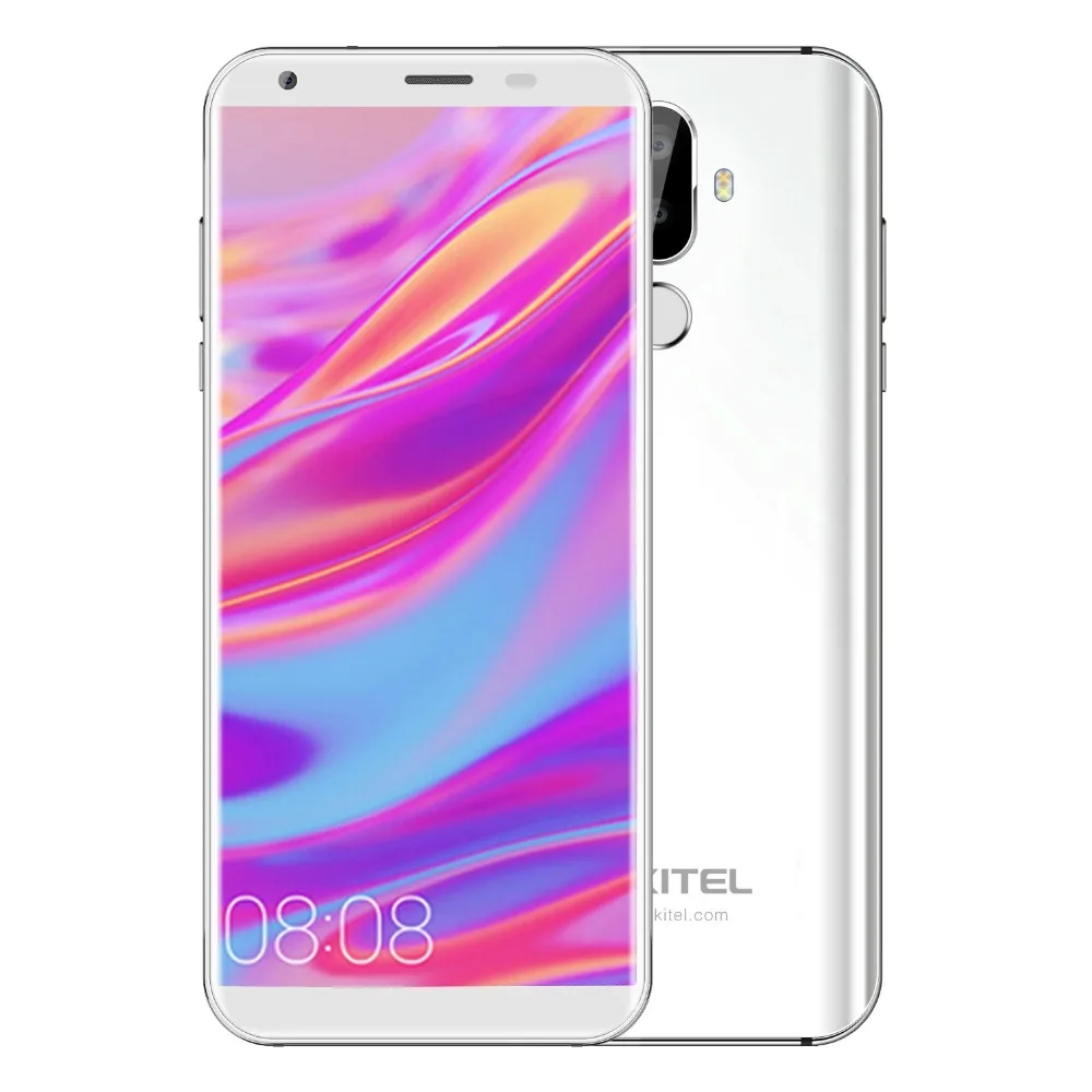 Oukitel K5 4G 5.7 inch 18:9 Display MTK6737T Mobile Phone Android 7.0 2G 16G Quad Core 4000mAh 3 Cameras Fingerprint Smartphone