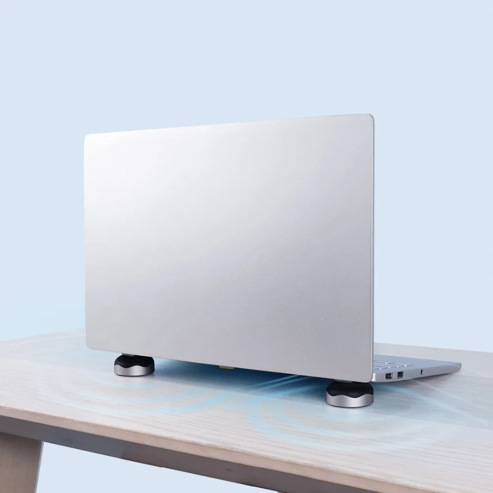 Оригинальная охлаждающая подставка для ноутбука Xiaomi, Противоскользящие прокладки для ноутбука, термоусадочный коврик для ног, портативный охлаждающий держатель, аксессуар для ноутбука