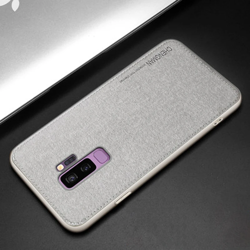

1 Pcs Cloth Phone Case Silicone Back Cover For Samsung Galaxy s8 s9 Plus Phone Case For Samsung s8 s9 Plus