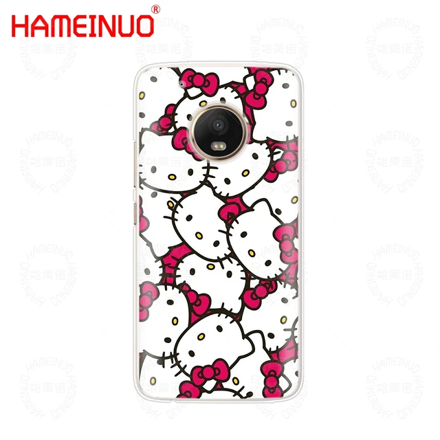 HAMEINUO Fashionable Hello Kitty case phone cover For Motorola Moto X4