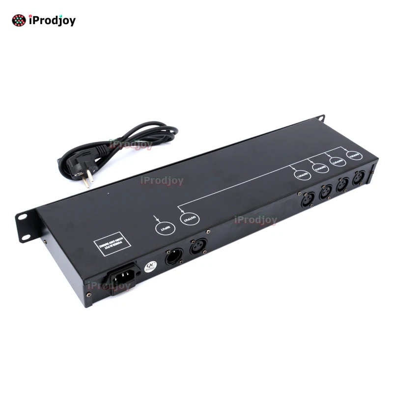 DMX512 Усилитель Распределитель 4 way Splitter Свет Этапа С 10 шт. 2 М Сигнальный Кабель|stage