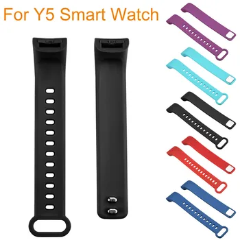 

Wearable Devices New Lightweight Replacement Ventilate Sport Soft Wristband Wrist Strap For Y5 Smart Watch drop shipping
