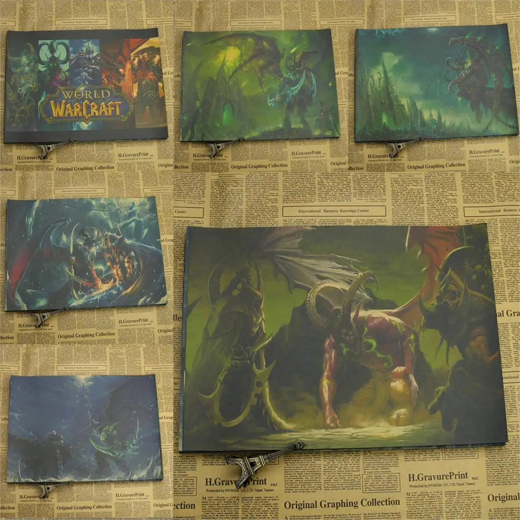 Demon hunter Illidan злый ветер бутик винтажный фотобар спальня отель | Дом и сад