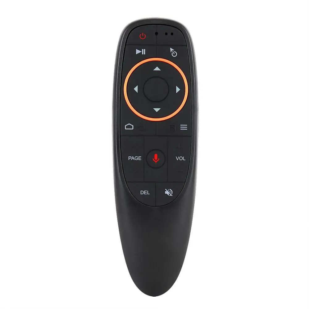

L8STAR G10 Fly Air Mouse Voice Control with 2.4G USB Receiver Gyro Sensing Mini Wireless Smart Remote for X96 MAX Android TV BOX