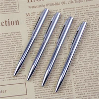 1Pcs Mini Metal Durable Ballpoint Pen Rotating Pocket-size Pen Portable BallPoint Pen Small Oil Pen Exquisite Writing Tool 1