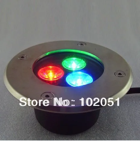 

High power 3w RGB Led Underground Light CE&Rohs 2year warranty IP65