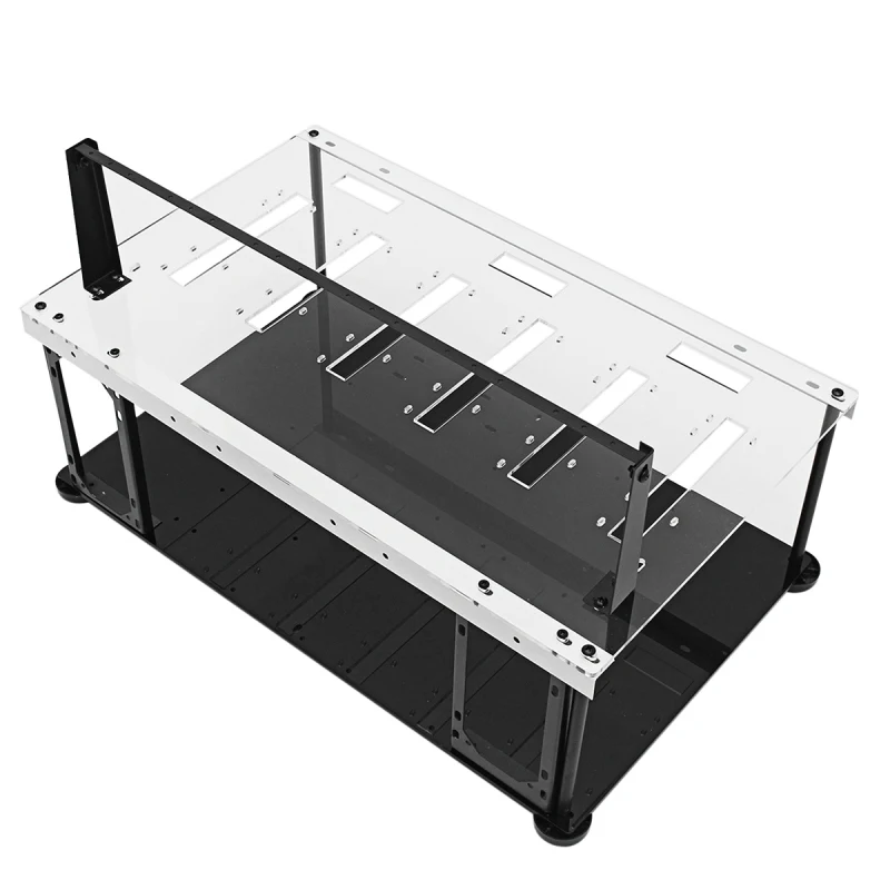 6 GPU Open Air Bitcoin Mining Computer GPU Case For Frame Rig ETH BTC Ethereum CL Computer